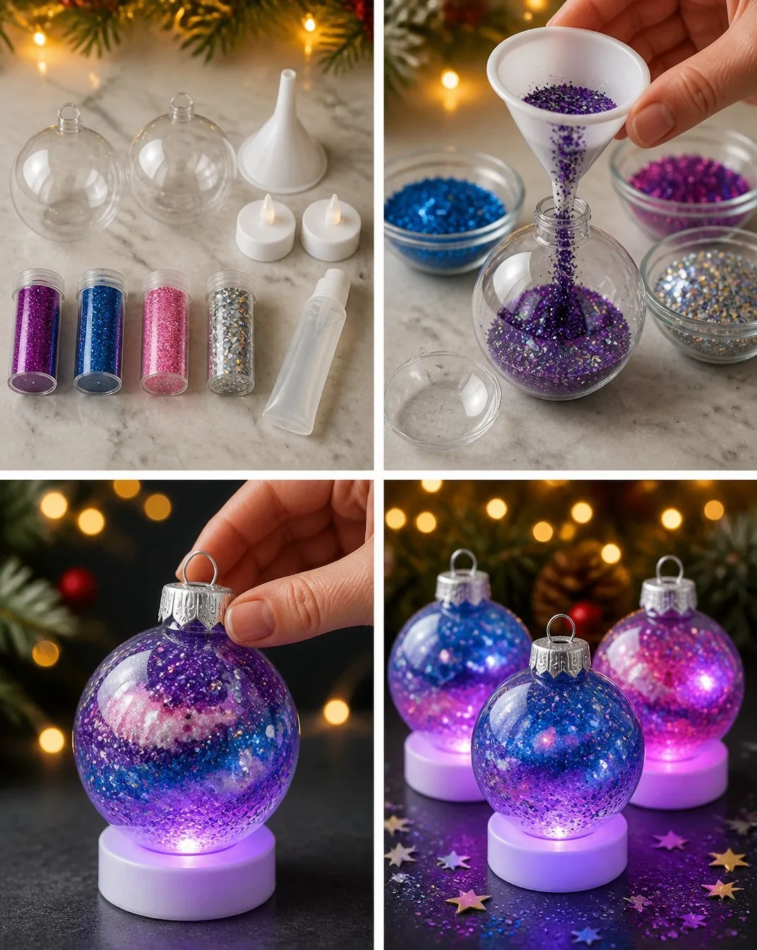 DIY Cosmic Galaxy Ornaments: Handmade Space Decor Ideas