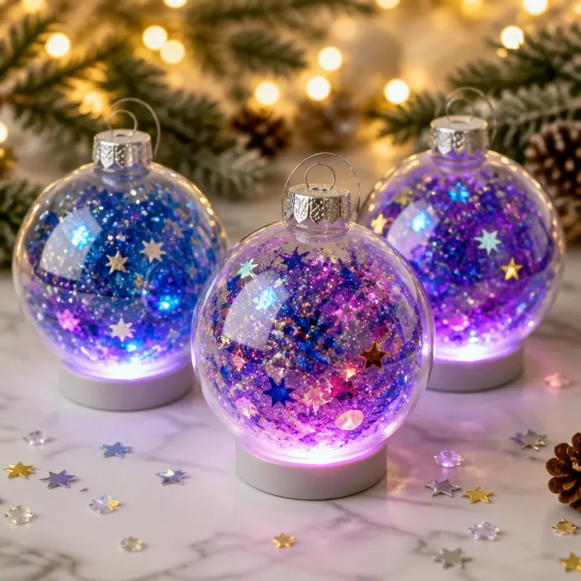 DIY Cosmic Galaxy Ornaments: Handmade Space Decor Ideas