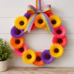 diy cupcake liner sunflower wreath becomes cozy 2026 10 01 142106 1