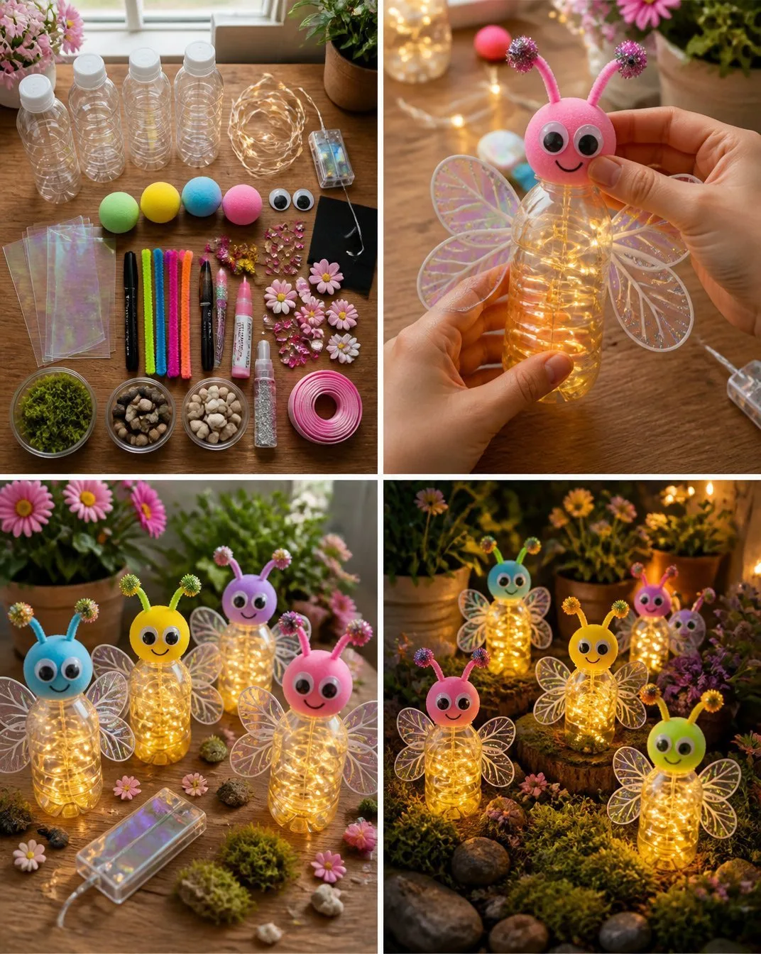 DIY Glowing Firefly Bottle Lights 6 DIY Glowing Firefly Bottle Lights