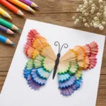 DIY Rainbow Pencil Shavings Butterfly Art 8 diy rainbow pencil shavings butterfly art 2026 10 02 052206 1