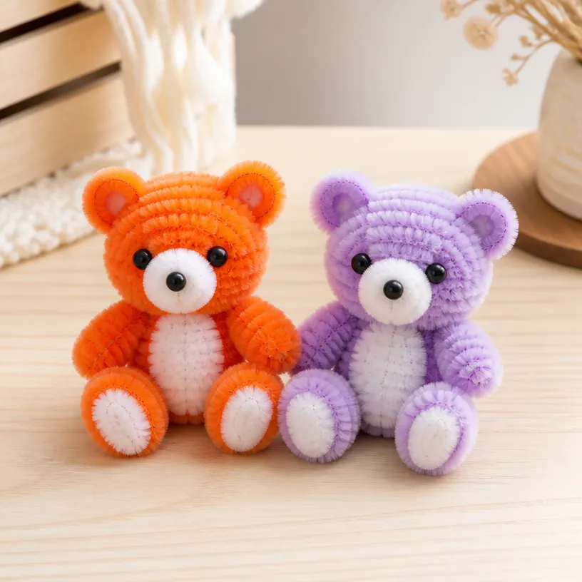 DIY Tutorial: Fuzzy Wire Teddy Bears 7 DIY Tutorial: Fuzzy Wire Teddy Bears