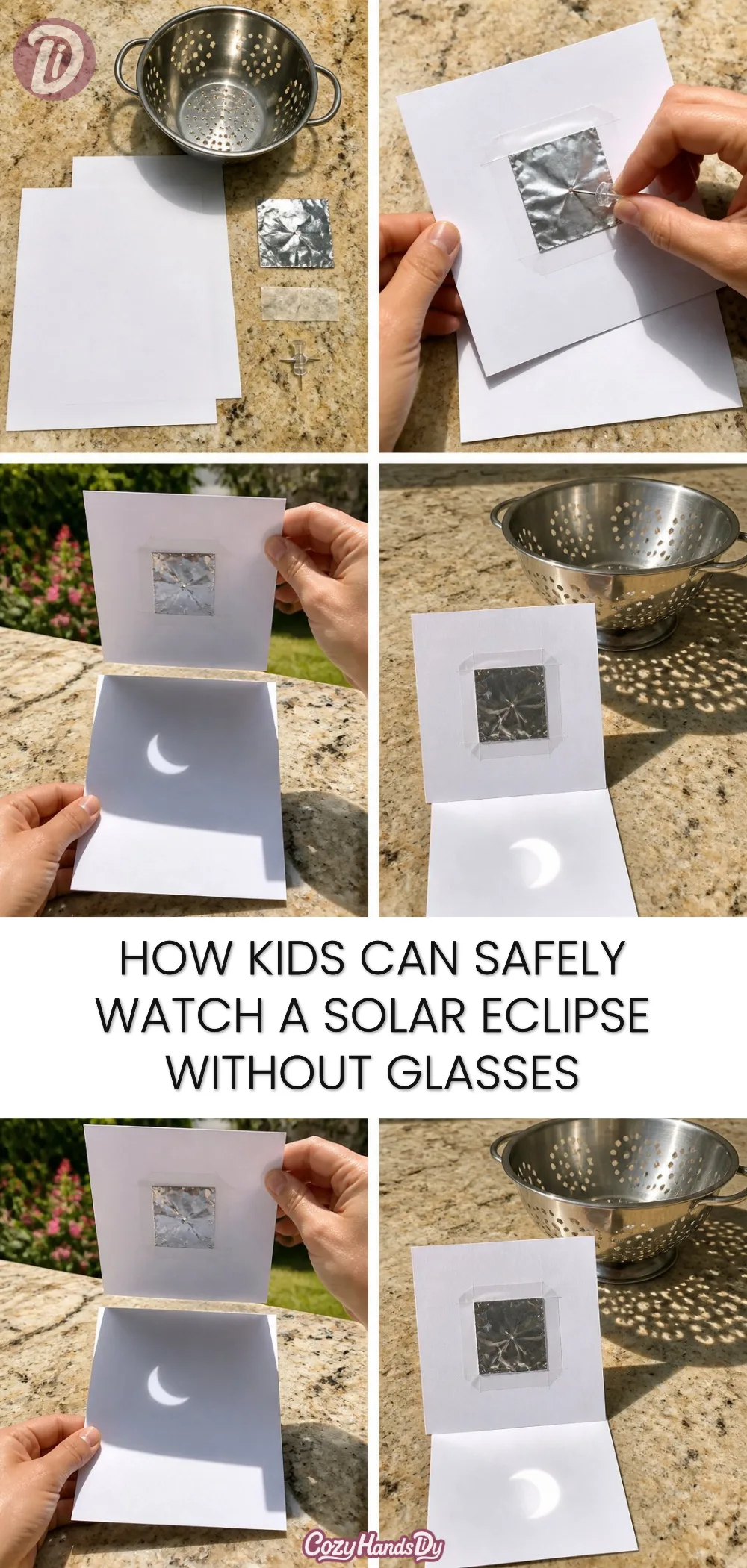 How Kids Can Safely Watch a Solar Eclipse Without Glasses