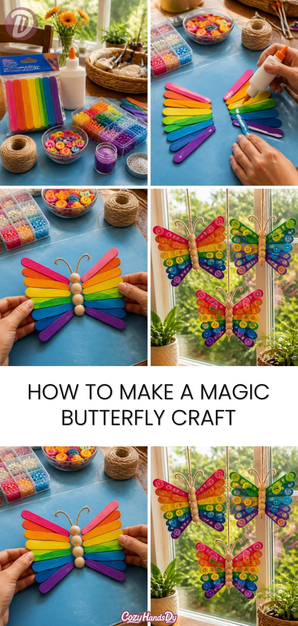 How to Make a Magic Butterfly Craft