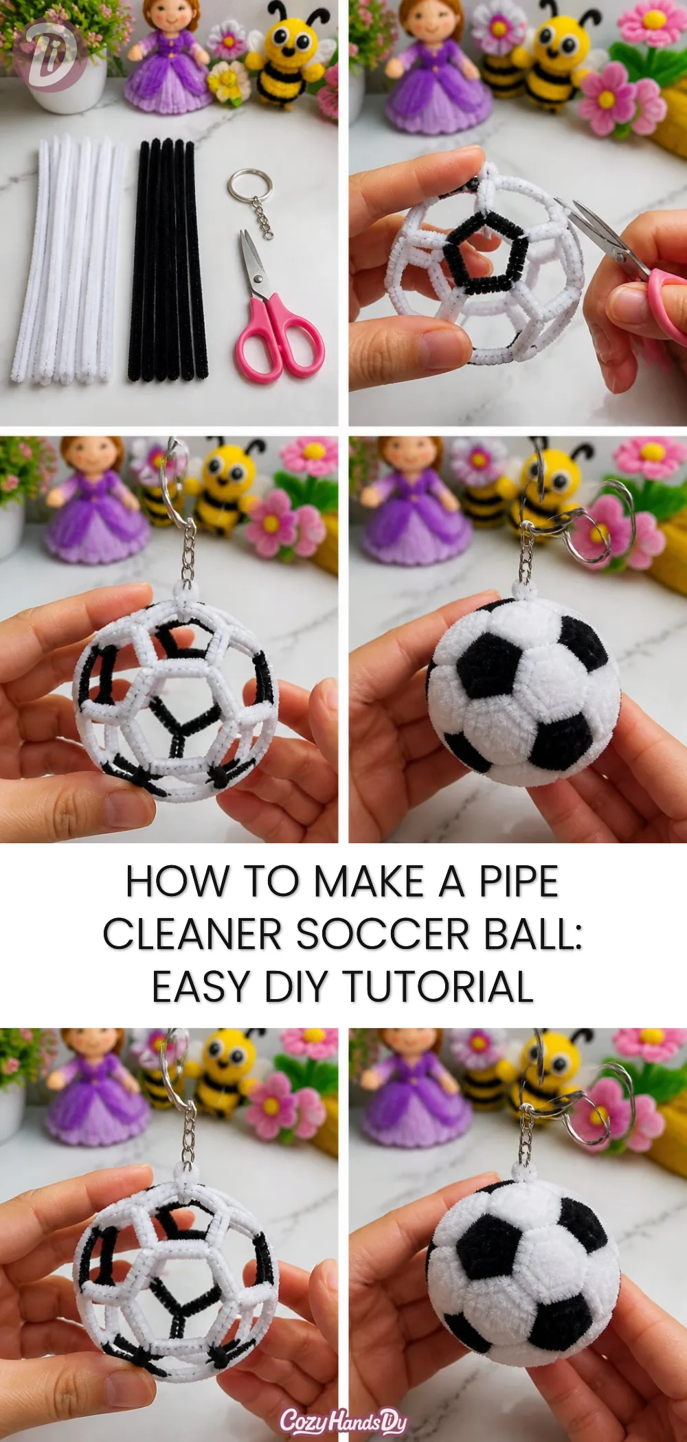 How to Make a Pipe Cleaner Soccer Ball: Easy DIY Tutorial
