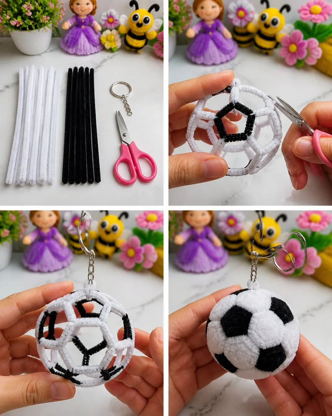 How to Make a Pipe Cleaner Soccer Ball: Easy DIY Tutorial
