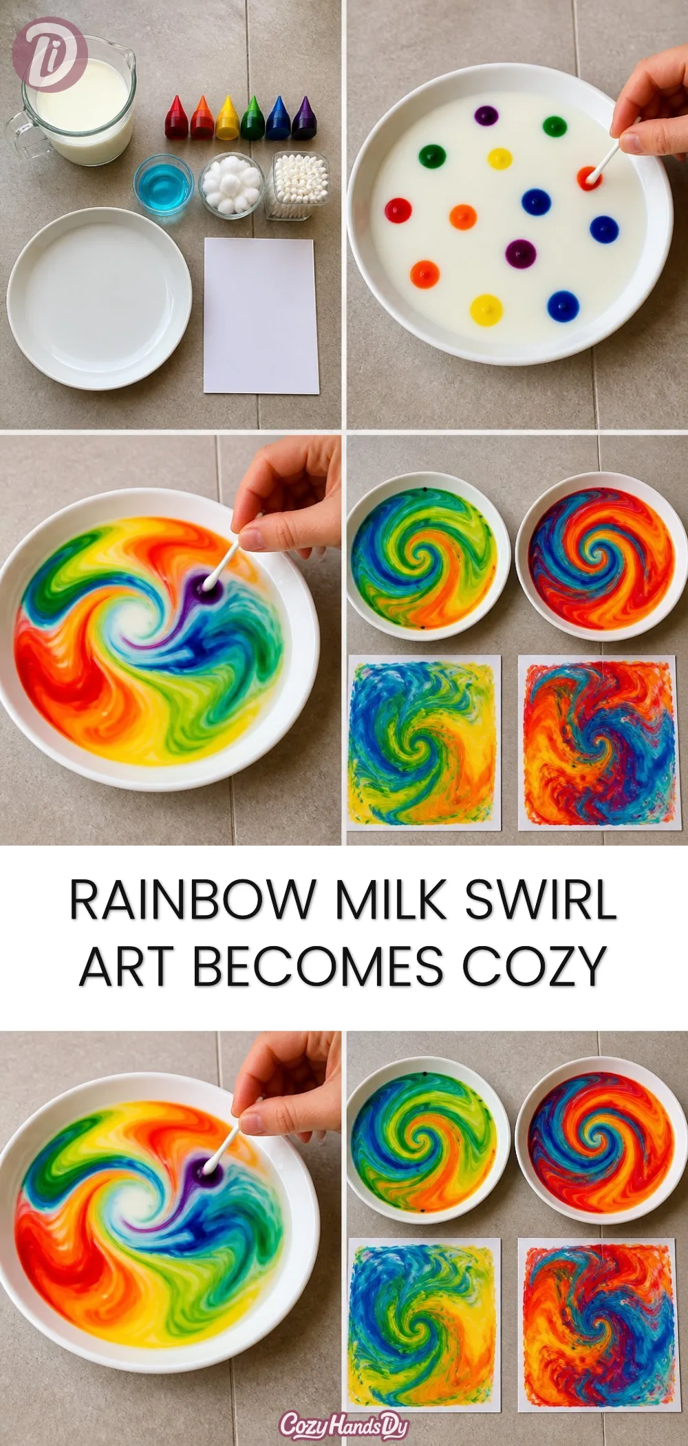 Rainbow Milk Swirl Art Becomes Cozy 5 Rainbow Milk Swirl Art Becomes Cozy