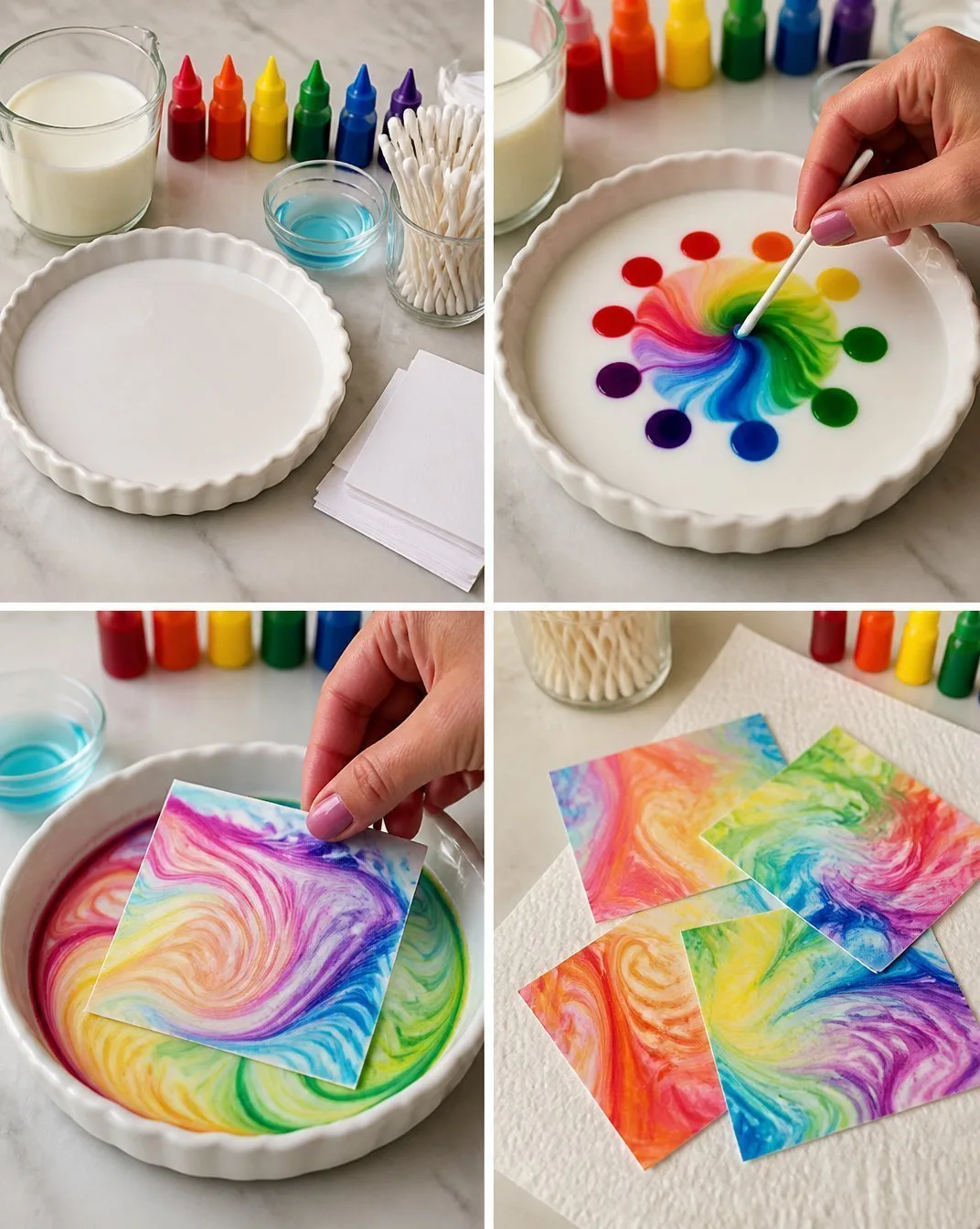 Rainbow Milk Swirl Recipe