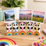 rainbow panda clothespin photo holder cute desk 2026 10 05 052206 1