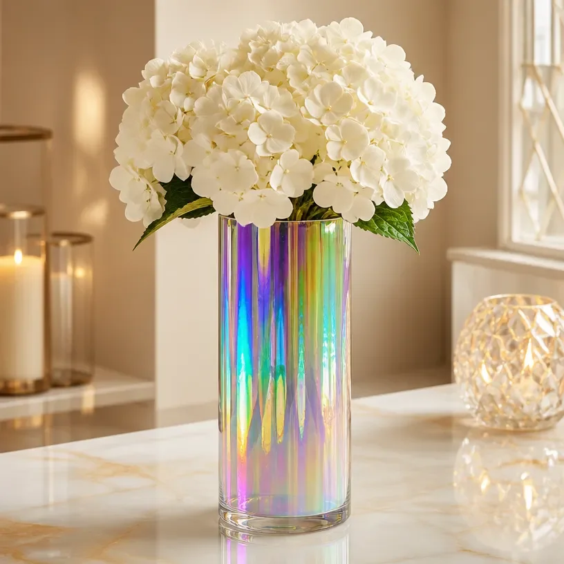 This Holographic Vase Becomes Cozy 7 This Holographic Vase Looks Like Expensive Decor
