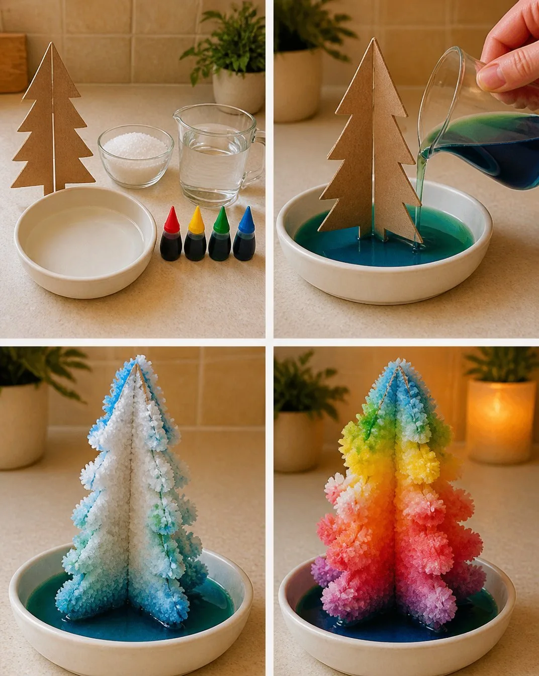 Watch A Magic Color Growing Tree Bloom In Minutes