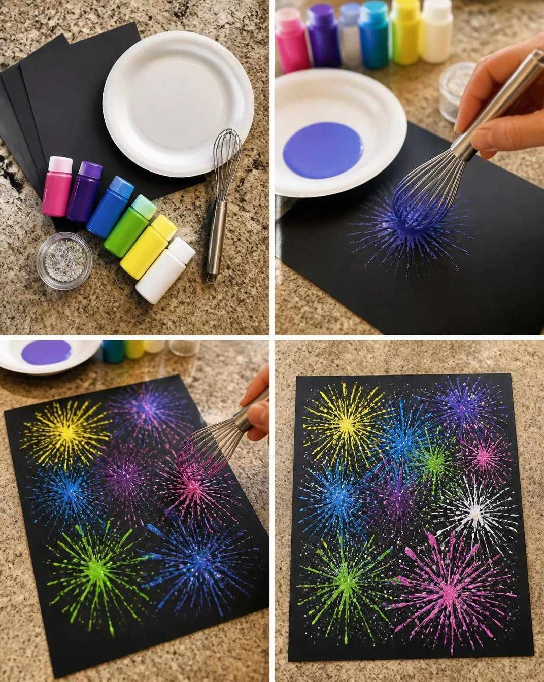 Whisk Fireworks Art
