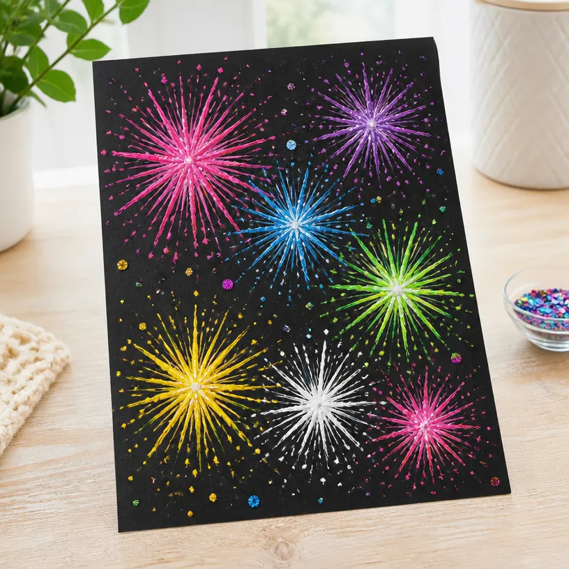 Whisk Fireworks Art